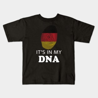 It's in my DNA Germany Fingerprint German Flag Kids T-Shirt